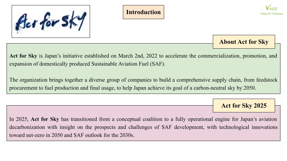 Sustainable Aviation Fuel (SAF) Initiative and Development in Japan 