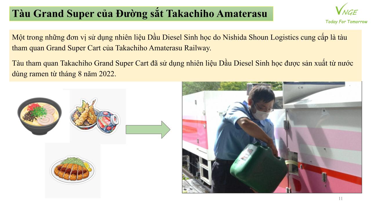 DẦU DIESEL SINH HỌC TỪ NƯỚC DÙNG RAMEN 