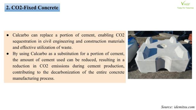 CO2-Fixed Concrete Project in Japan 
