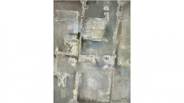 Hanoi (70cm x 50cm)<br>Oil on Canvas (1999) <br>Le Ngoc Hieu (1934 -)